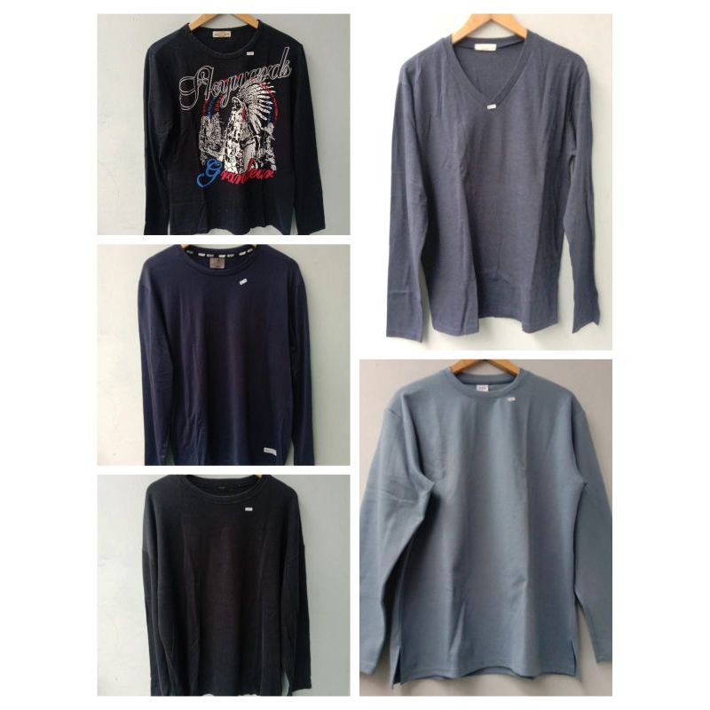 [PRELOVED] KAOS PRIA WANITA LENGAN PANJANG