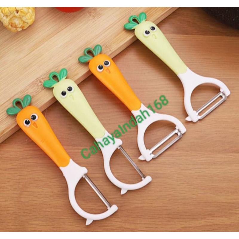 Peeler Gagang Wortel Tajam/Peeler Pisau Pengupas Kulit Buah Sayuran/Peeler Tunggal