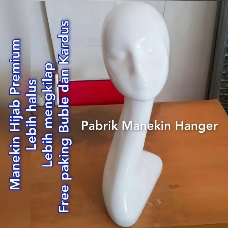 Manekin kepala / Patung / Kepala hijab / patung hijab / manekin hijab / display hijab / manekin keru