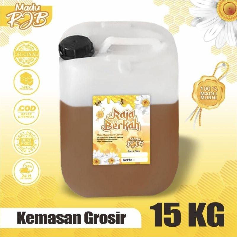 

Grosir Madu Asli 100% Multiflora Multi Flora 15kg Kilogram Pure Natural Raw Honey