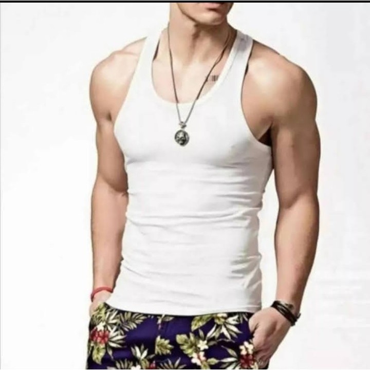 Singlet pria adidas / singlet murah / pakaian dalam / kaos dalam / Distro / COD / singlet polos