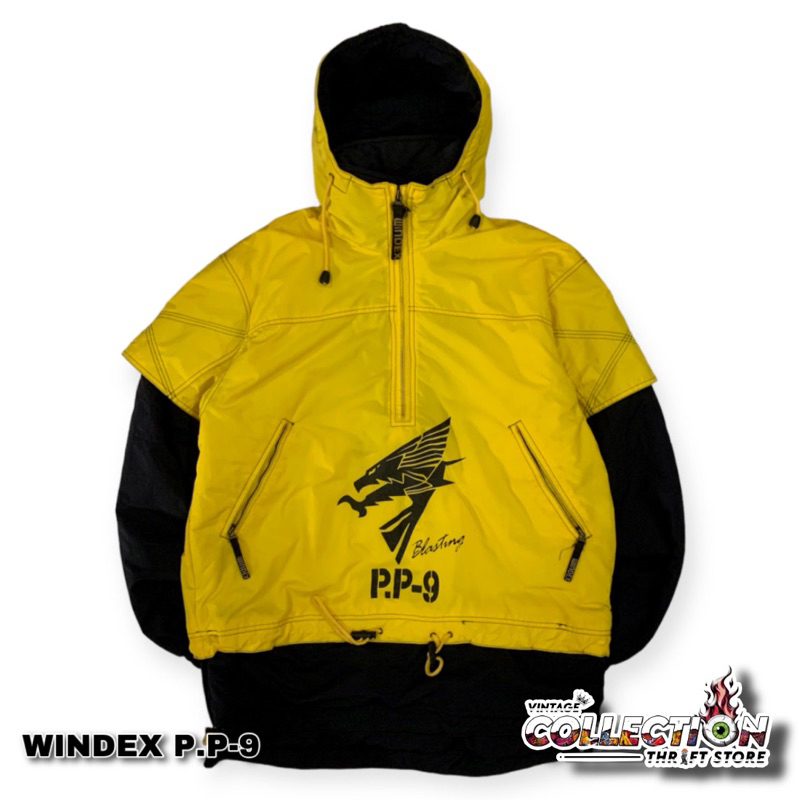JAKET VINTAGE HALFZIP WINDEX PRO BLASTING P.P-9