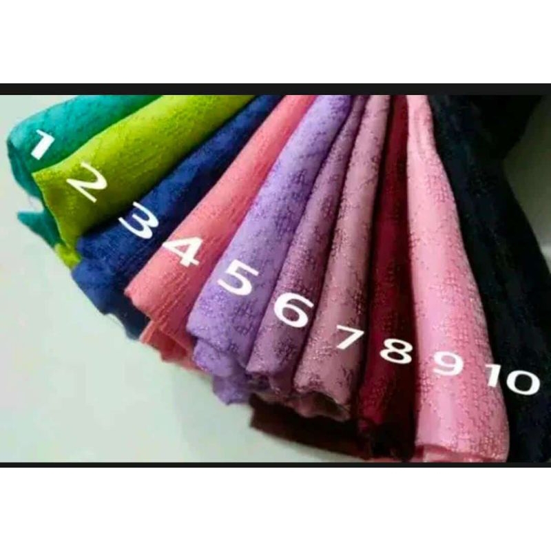 kain batik viscose polos