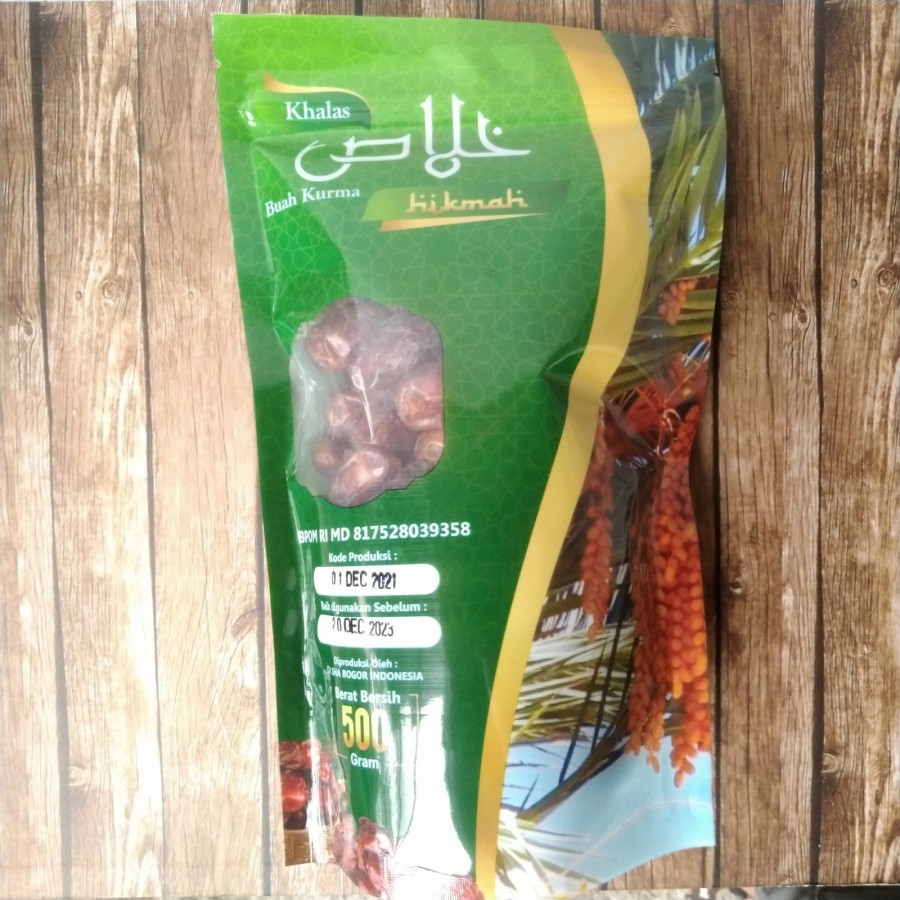 

Kurma Hikmah Dates Khalas / Kholas 500 Gram