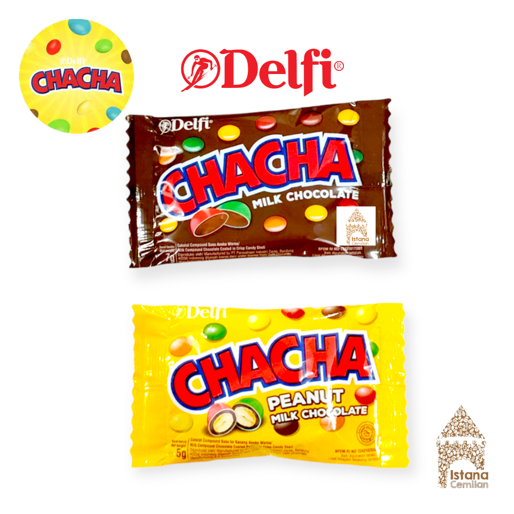 

Delfi Cha Cha Milk Chocolate / Peanut Cokelat 5 Gram SATUAN