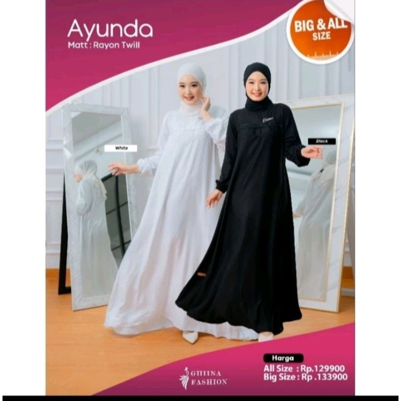 ayunda dress ghina fashion