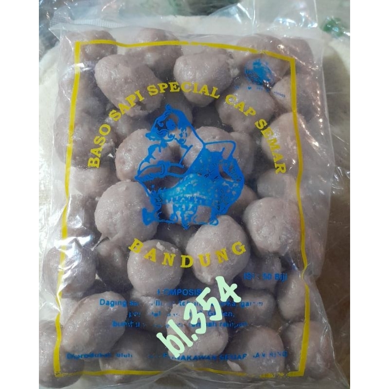 

bakso sapi semar/ bakso semar bandung/ baso sapi isi 50pcs 260 gram