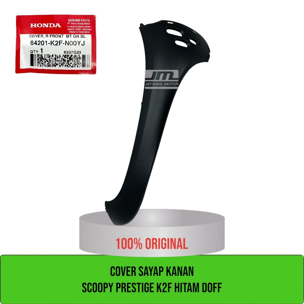 Cover sayap scoopy prestige K2F hitam doff 64201-K2F-N00YJ 64202-K2F-N00YJ