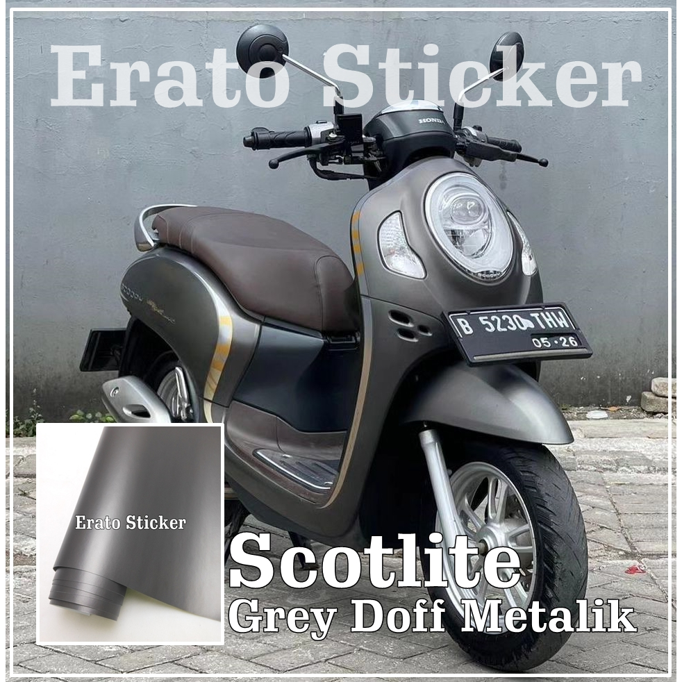 skotlet motor grey doff metalik skotlet grey metalik dof skotlet abu doff metalik stiker motor abu d