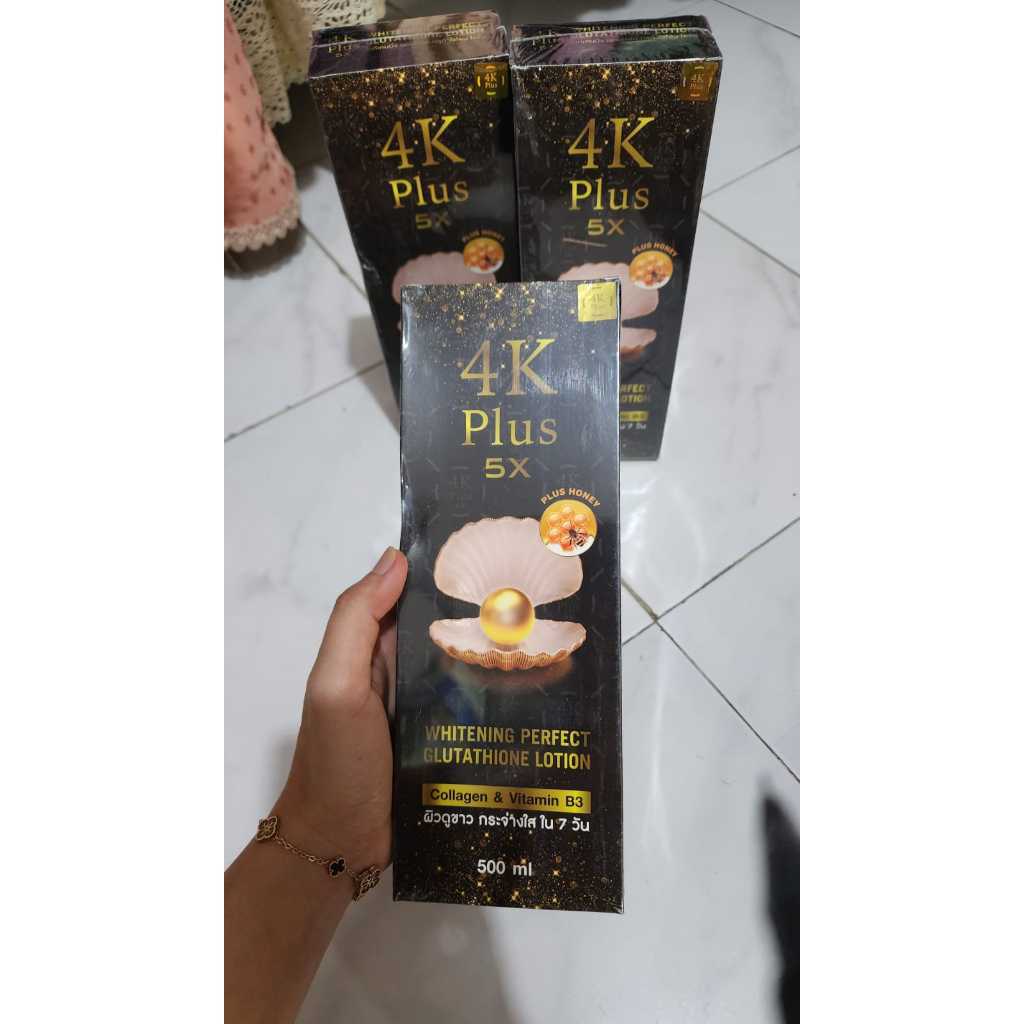 BODY LOTION TERLARISSS 4K PLUS 5X WHITENING PERFECT GLUTATHIONE LOTION 500 ml ORIGINAL THAILAND/GLUT