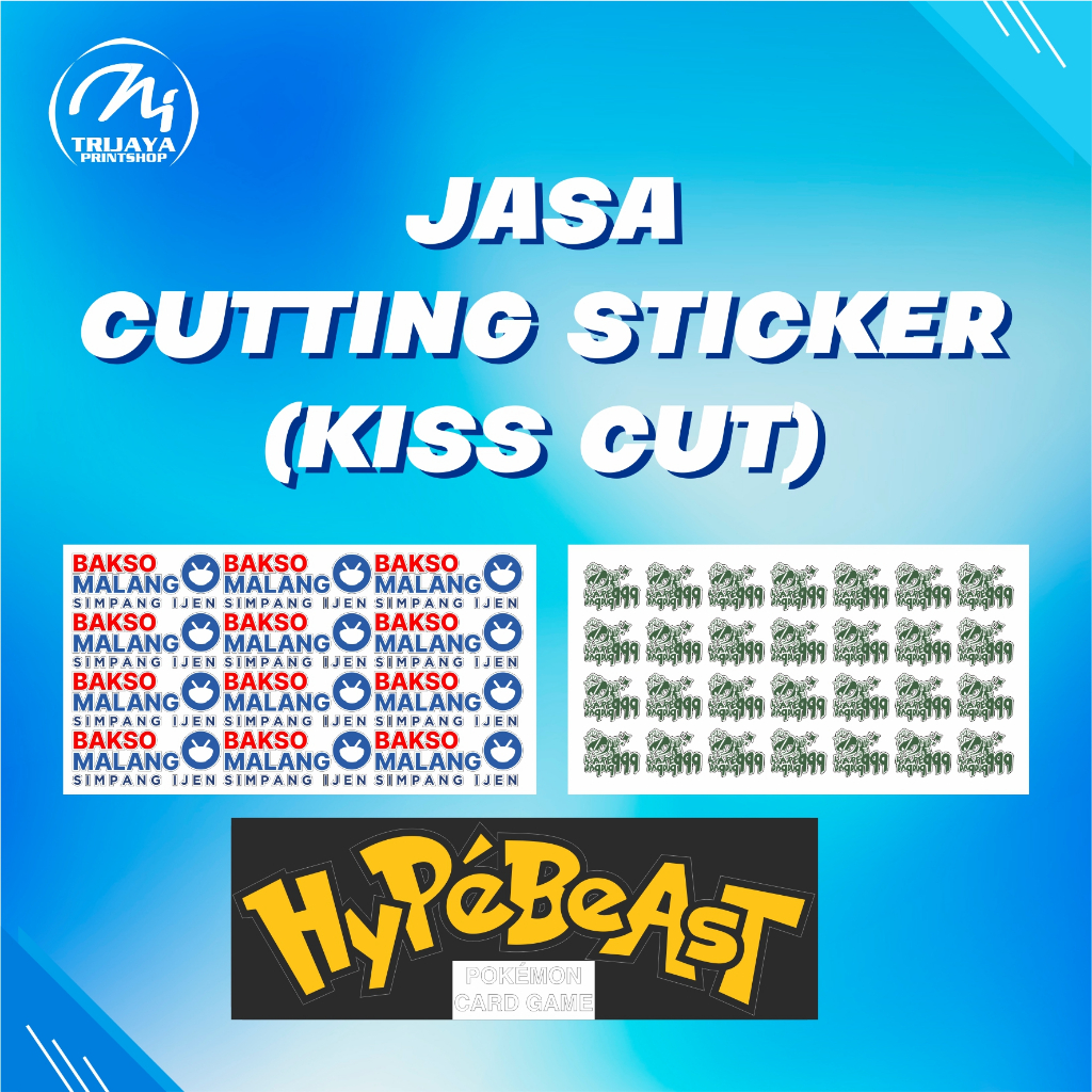 

JASA CUTTING STICKER PRINT & CUT KISS CUT