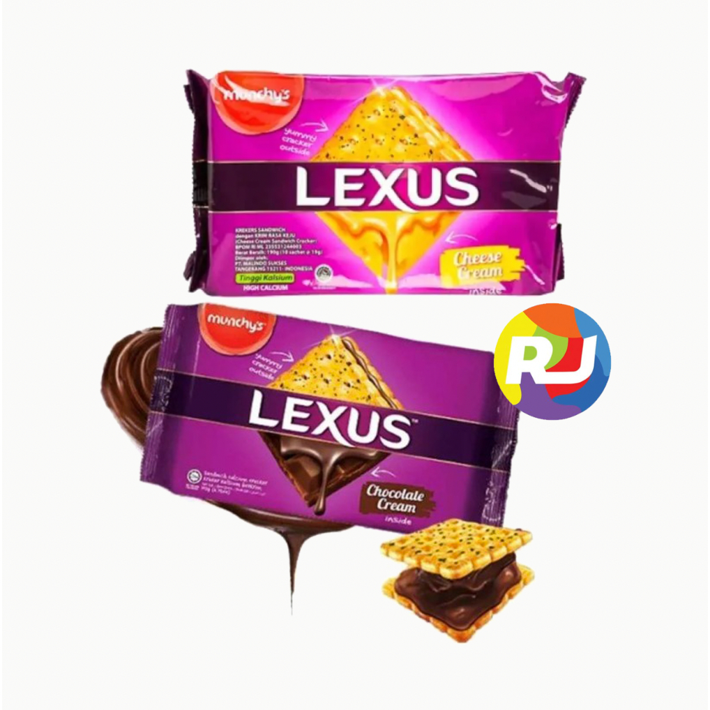 

Munchy's Lexus Biskuit Cream 45gr - Cheese / Chocolate