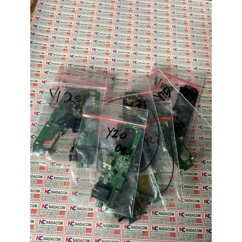 Original 100% Copotan Fleksibel Konektor PCB Cas Vivo Y12 / Y12s / Y12i / Y20 / Y20s / Y20i / Y71 / 
