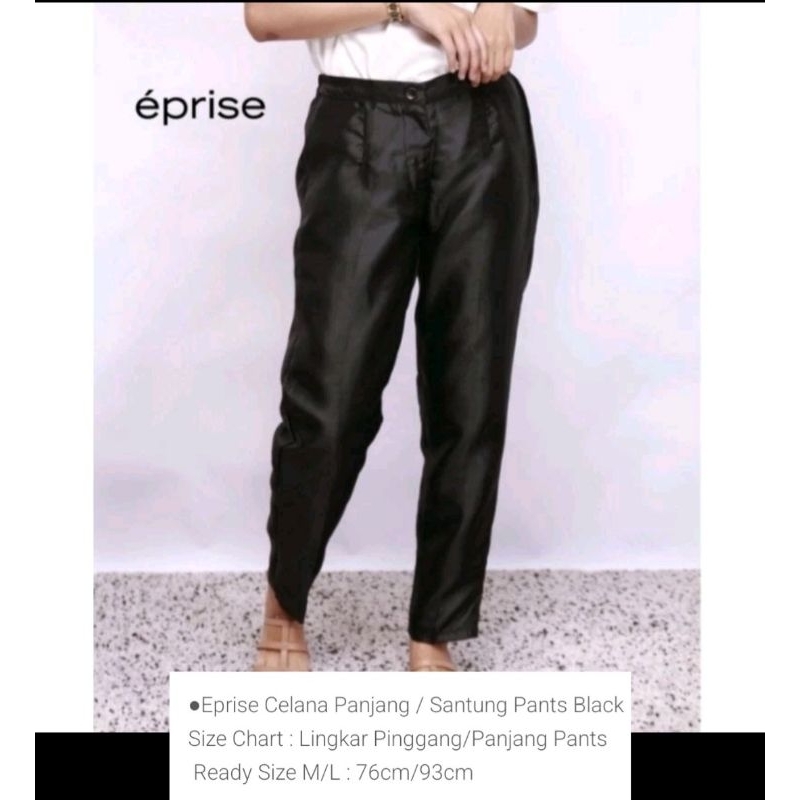 Celana Shantung EPRISE, Celana HW, Celana Kulot HW