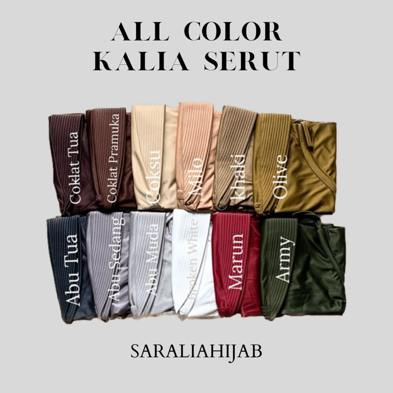 KALIA SERUT M | Bergo instan jilbab anak kerudung sekolah hijab langsung jilbab antem Saraliahijab s