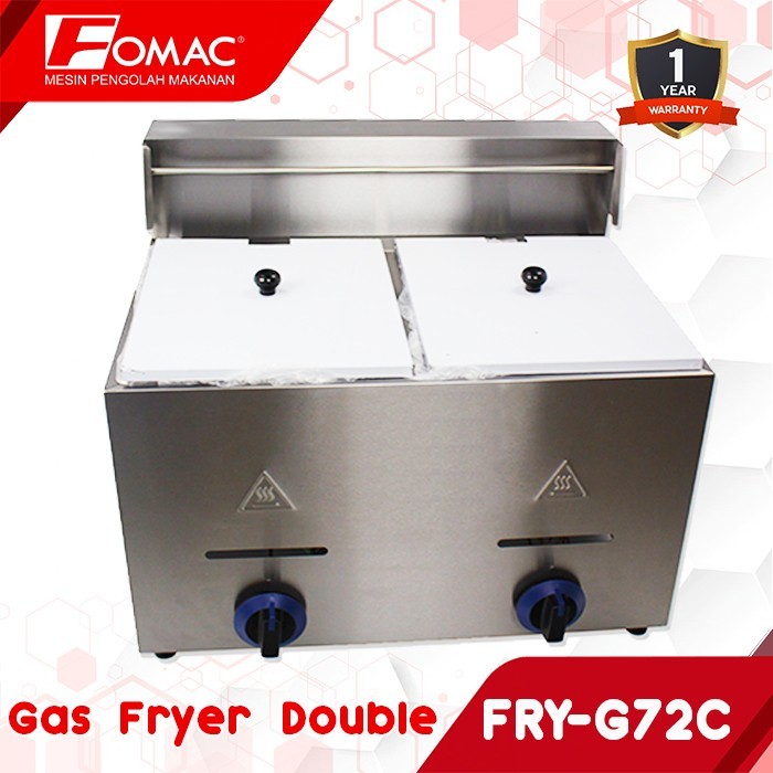 FOMAC Gas Deep Fryer FRY-G72C / Penggorengan Gas
