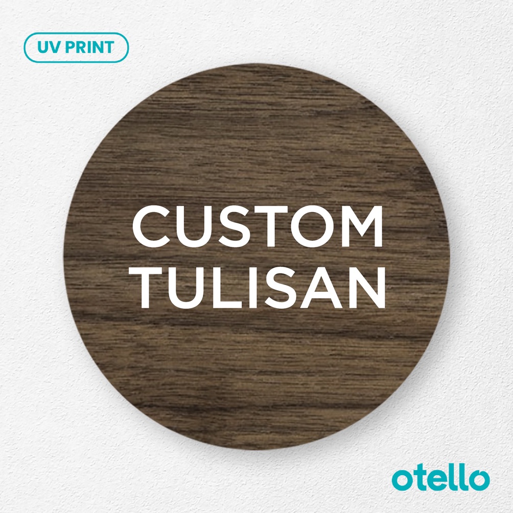 

ART M49S Custom Papan Signage Request Tulisan Costum Sign Board Kayu Print Tulisan Papan Label Tempel Dinding