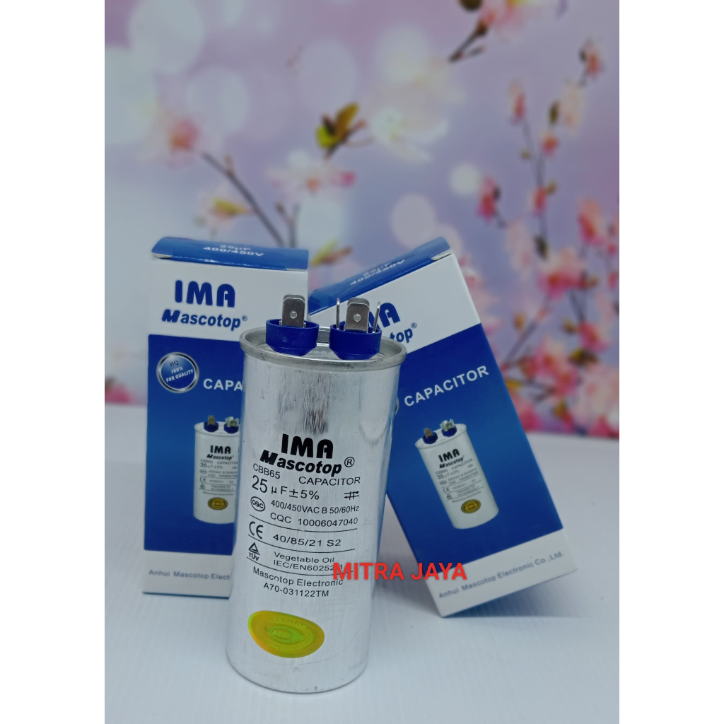 Kapasitor AC 25UF IMA Mascotop / Capacitor AC