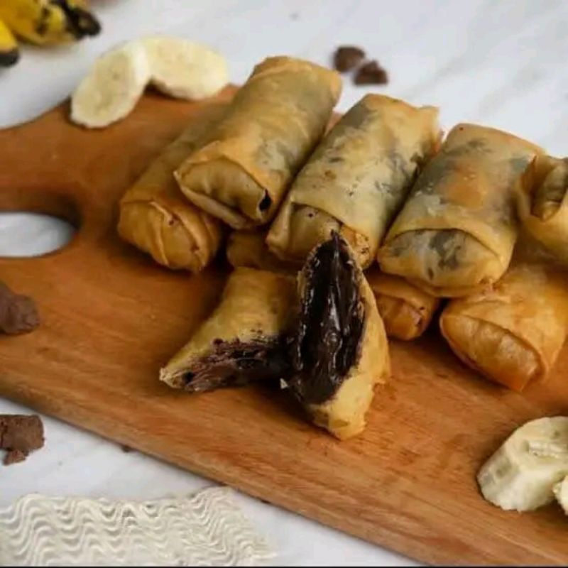 

piscok pisang coklat lumer frozen