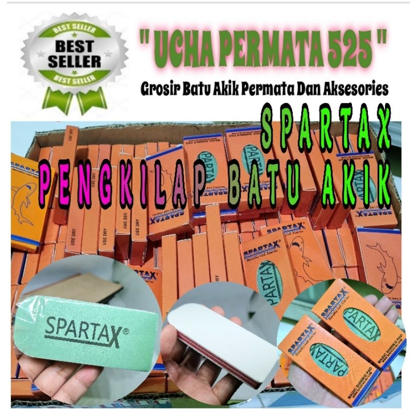 spartax spon pengkilap batu akik / merk spartax