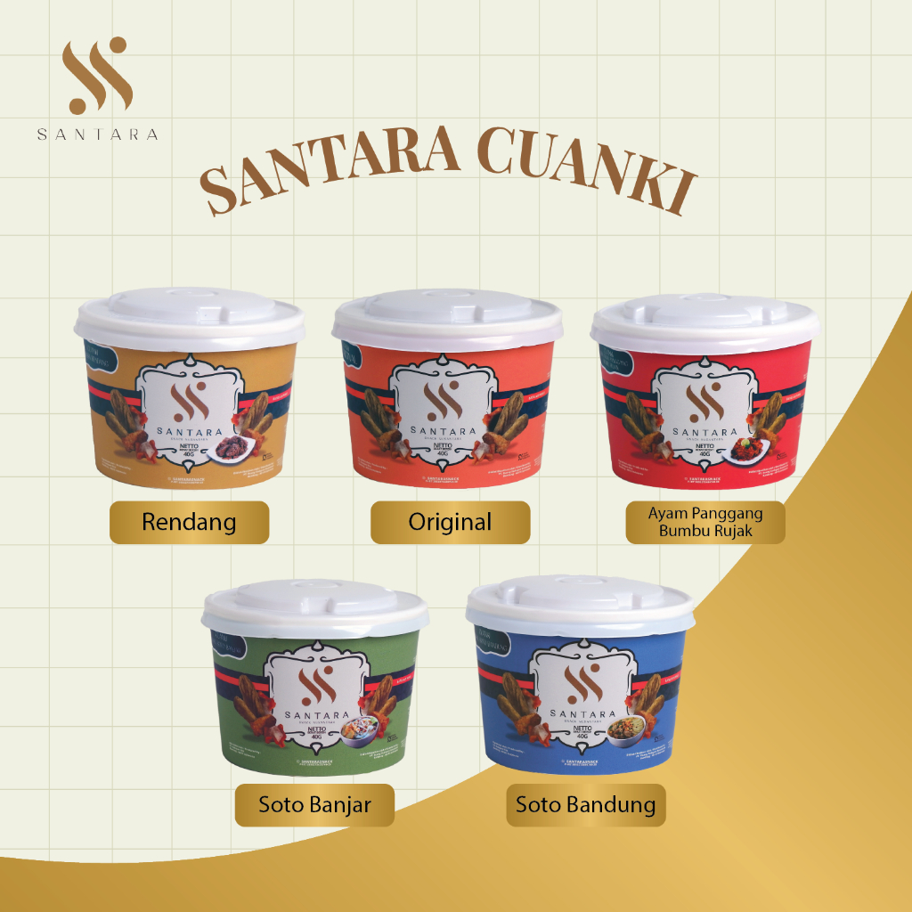 

Santara Cuanki Instan Khas Nusantara 40gr