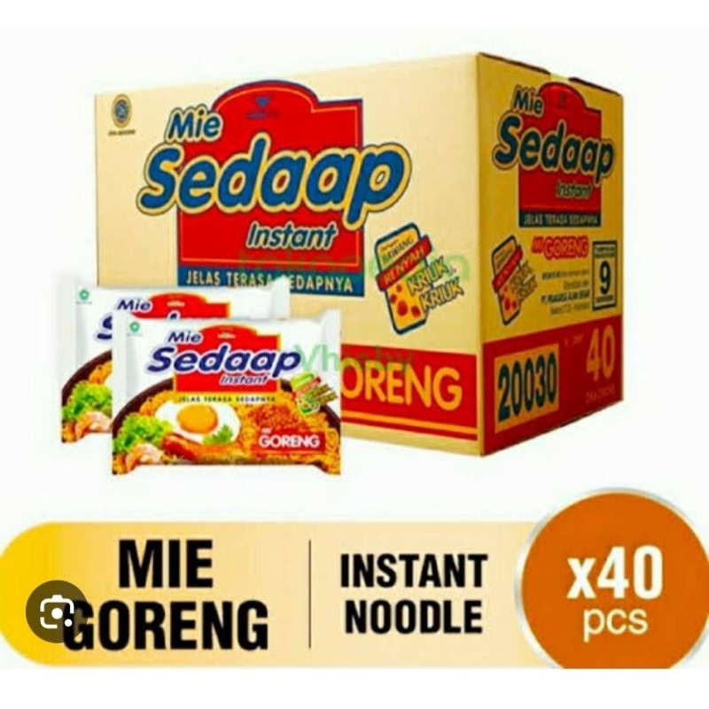 

MIE INSTANT INDOMIE GORENG/SEDAAP GORENG (1 KARTON)