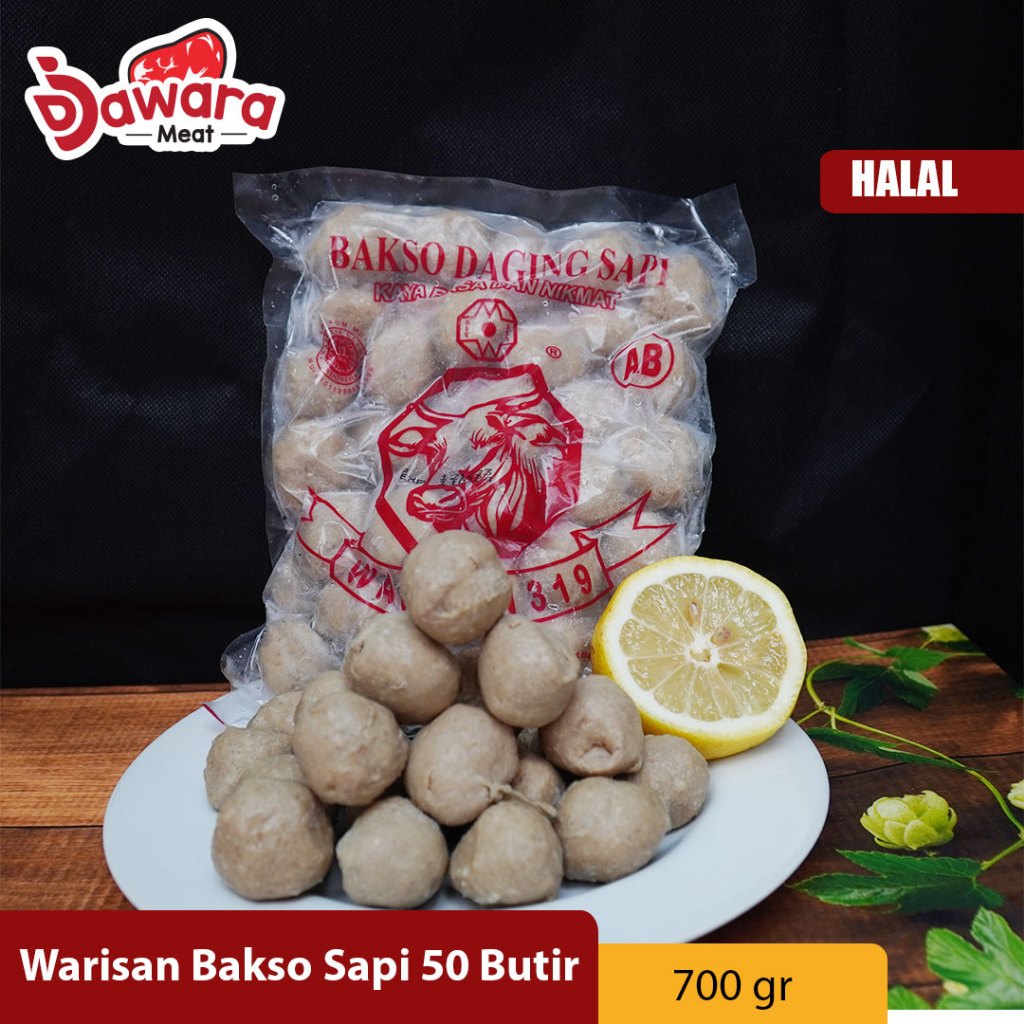 

Warisan Bakso Sapi 50 Butir 700gr