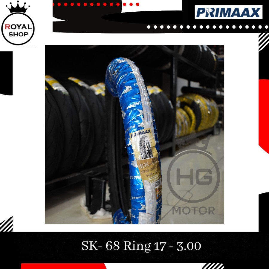 PRIMAAX PRIMAX Ban Luar semi Trail SK 68 3.00 300 Ring 17 Tube Type