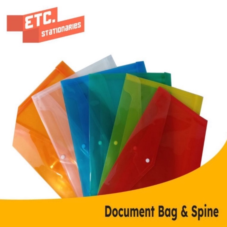 

ART U38P Ecoflex Document Bag Spine Map Kancing Spine DF7111 12 PCS