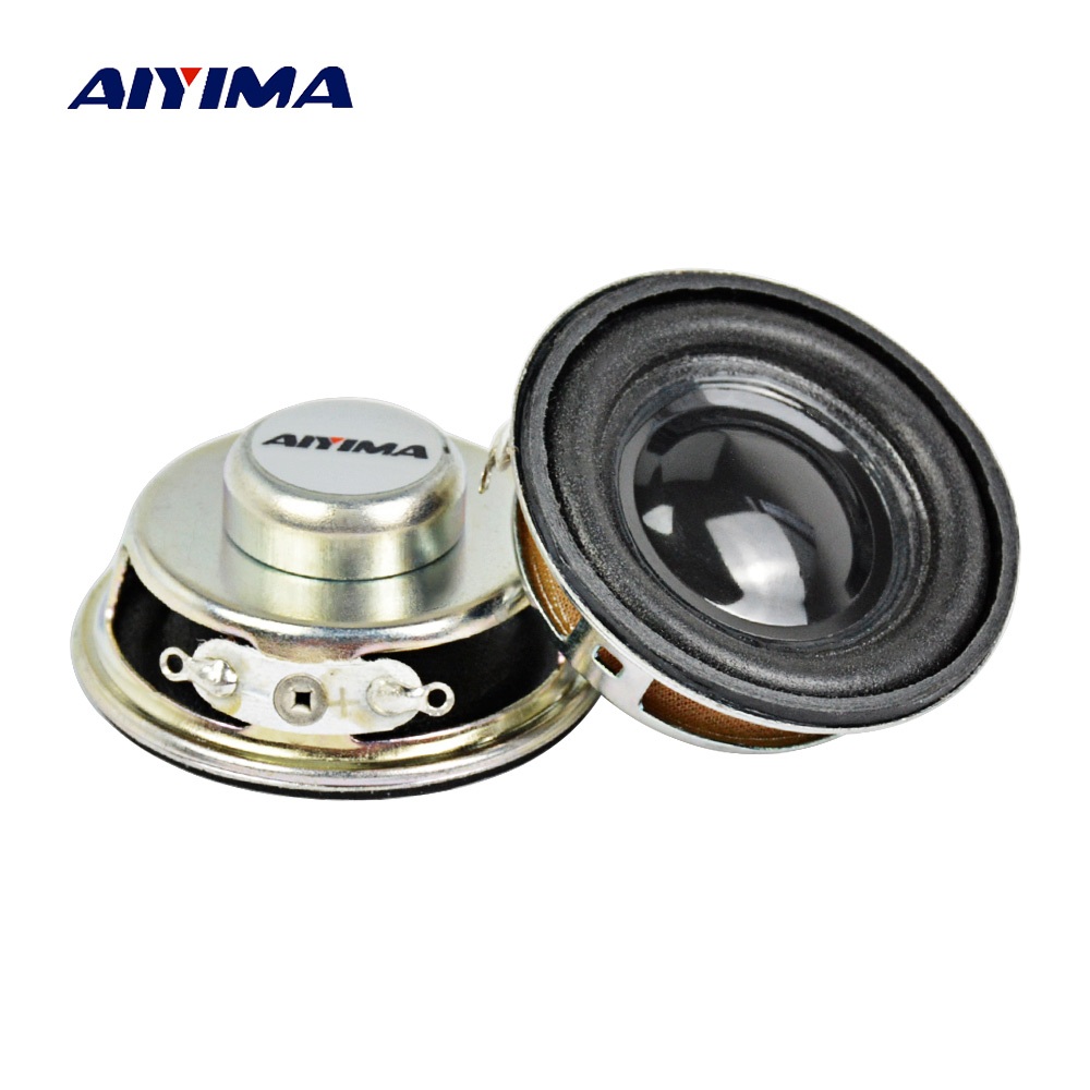 AIYIMA 2Pcs 1.5Inch 40MM Mini Portable Speakers 4ohm 3W Full Frequency Stereo Sound Small Hifi Speaker