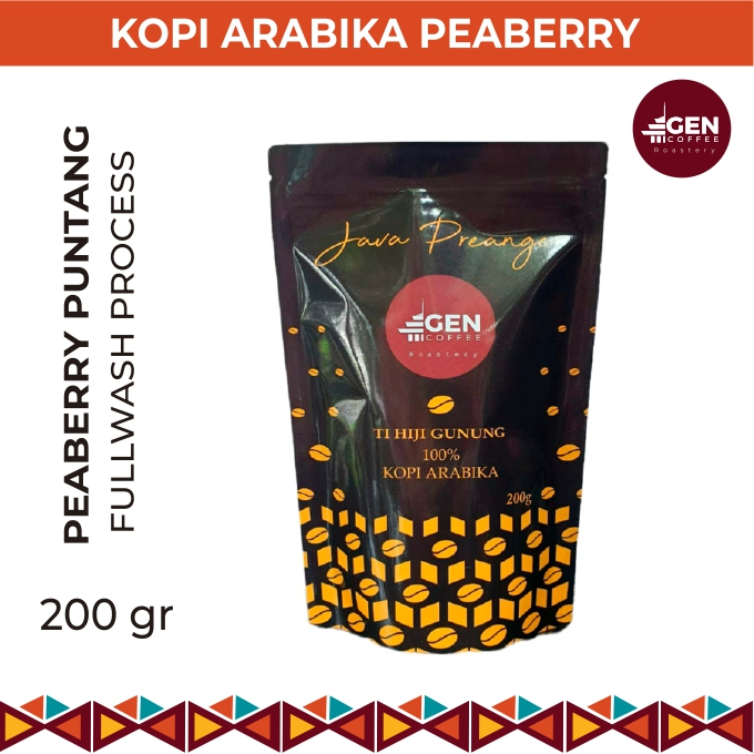 

Kopi Arabika Lanang Puntang - Kopi Peaberry Puntang - Biji / Bubuk