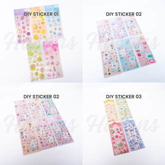 

Set Stiker Tempel / Sticker Aneka Motif Lucu Murah / Sticker Kartun Korea / Diy Sticker