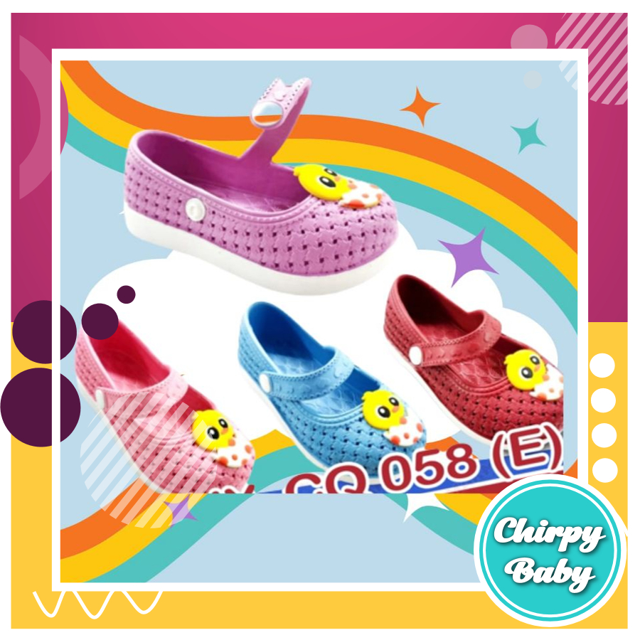 Sepatu sandal anak merk  dulux gambar bebek