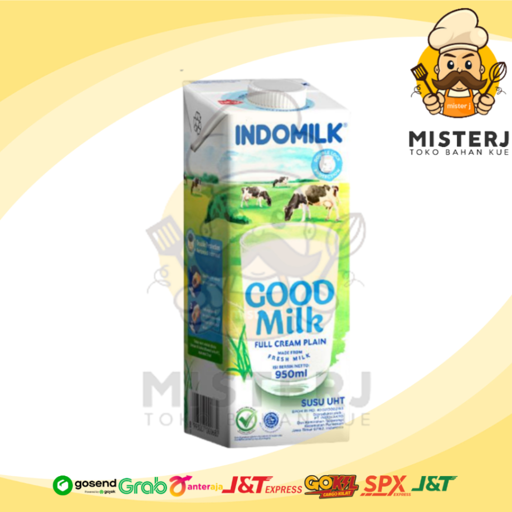 

Indomilk Susu UHT Full Cream 950ml | Susu UHT Indomilk Putih