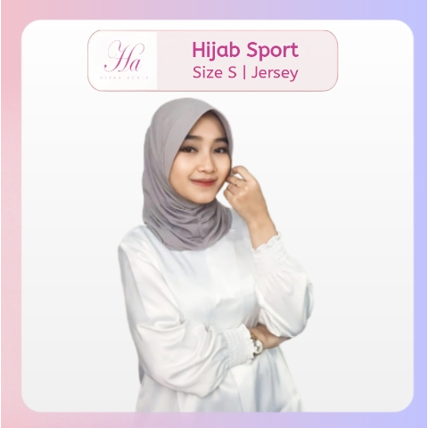 Jilbab Sport / Jilbab Instan / Bergo Sport / Hijab Sport / Hijab Bergo Size S - Warna Lengkap