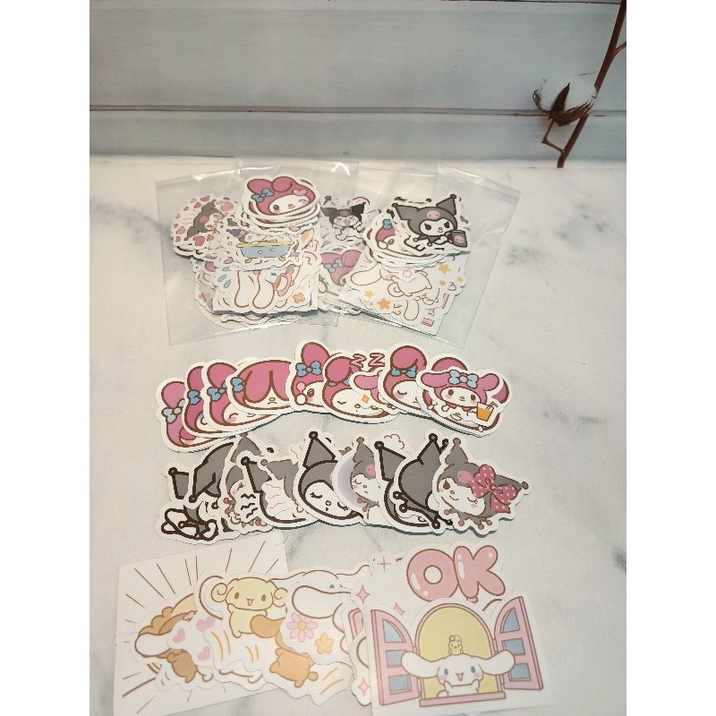 

Sticker Sanrio Sticker Kuromi Melody Cinamoroll 30pcs