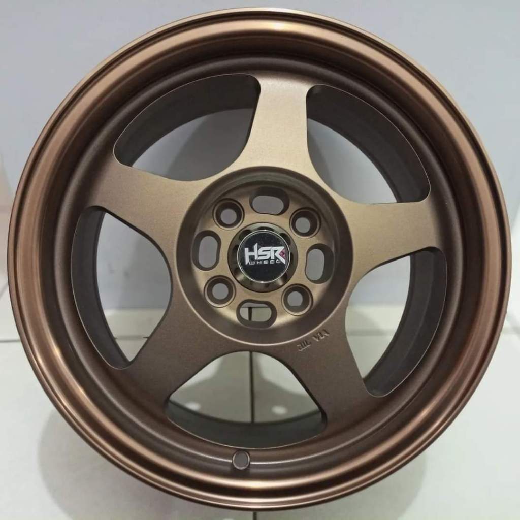 VELG HSR  SPOON R15X7 H4X100 ET35 SMBRZ/BZL
