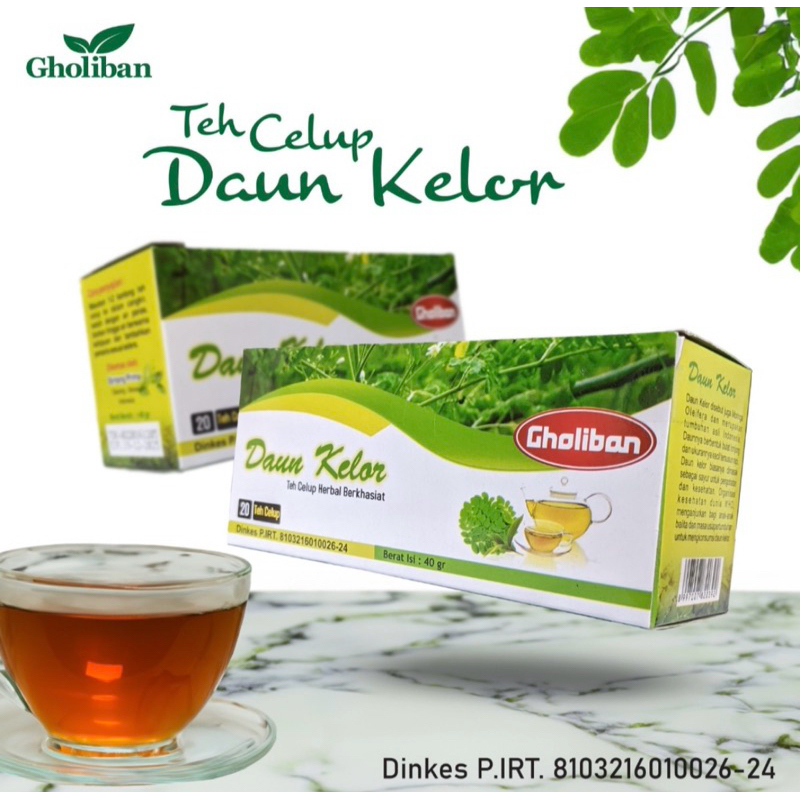 

Teh Celup Herbal Daun Kelor Gholiban