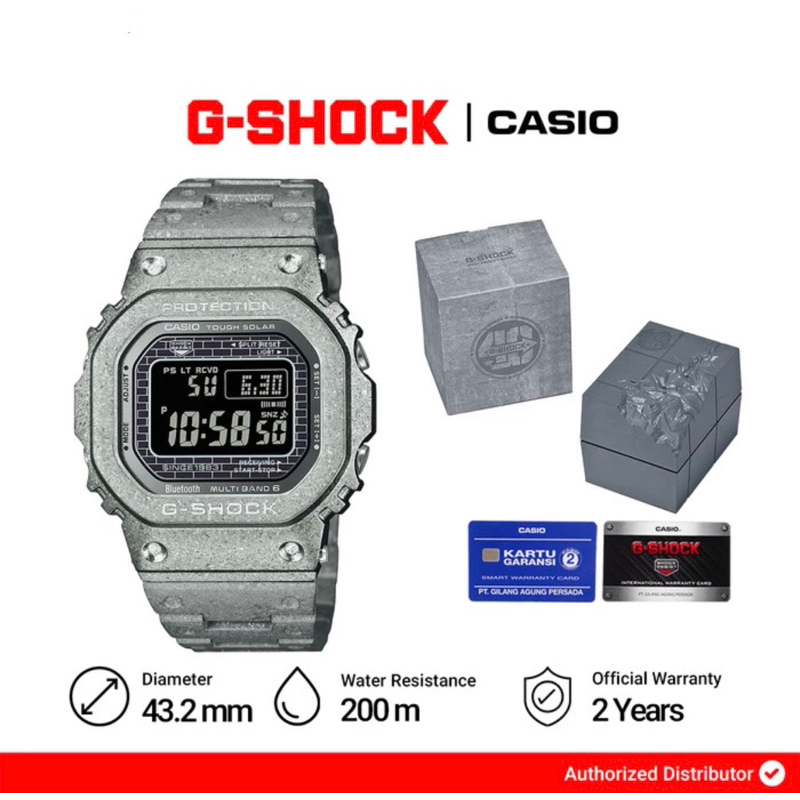 Jam Tangan Pria Casio G-Shock GMW-B5000PS-1DR / GMW-B5000PS-1D Original