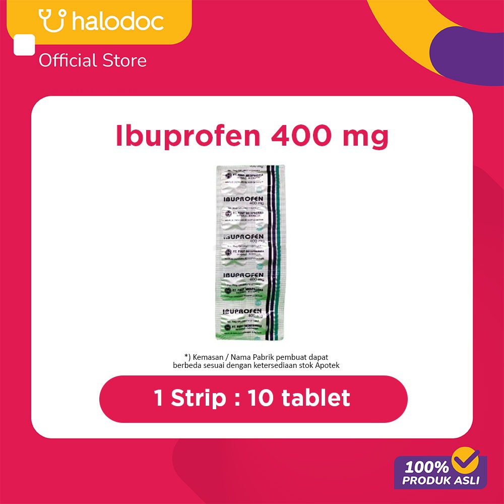 Ibuprofen 400 Mg 10 Tablet