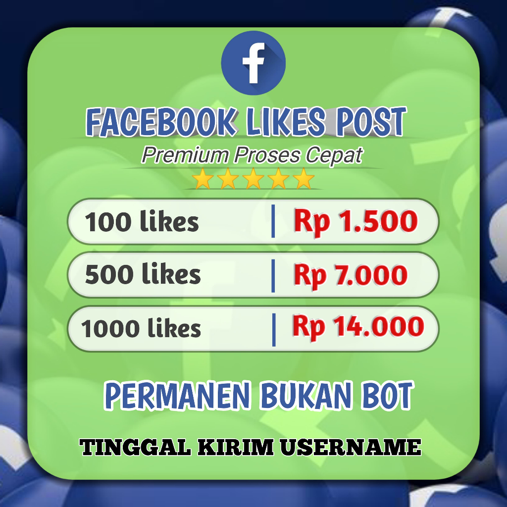 facebook Likes Post Permanen FAst proses