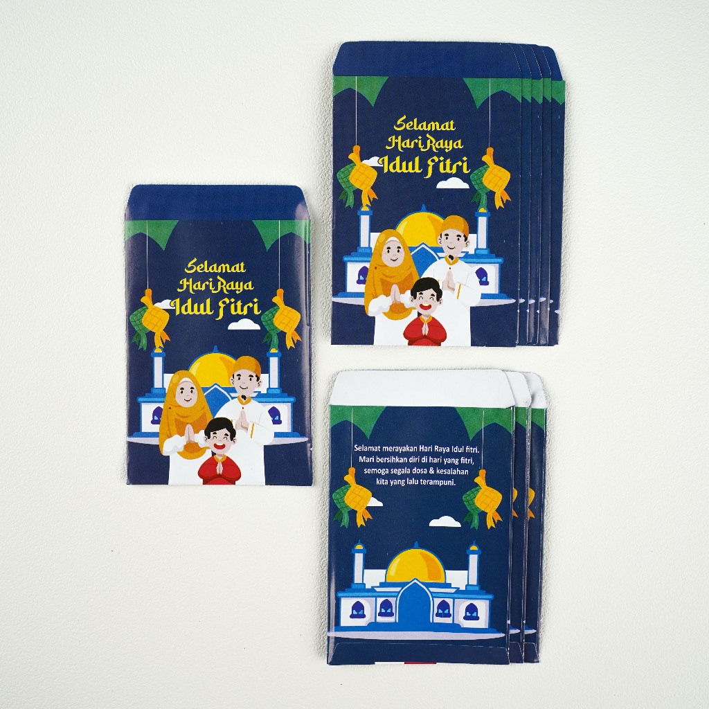 

Amplop Lebaran Premium Motif Idul Fitri Medium Ecer