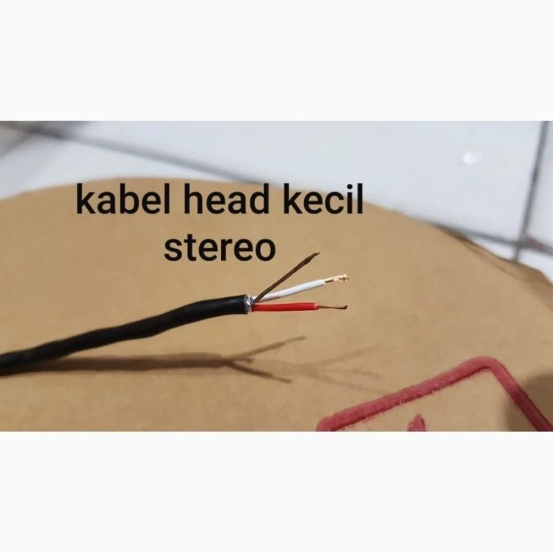 Kabel Stereo Canare Kabel Head Heat L-2B2AT Microphone Kecil isi 3 Ecer Meteran Kabel Mic Input Keci
