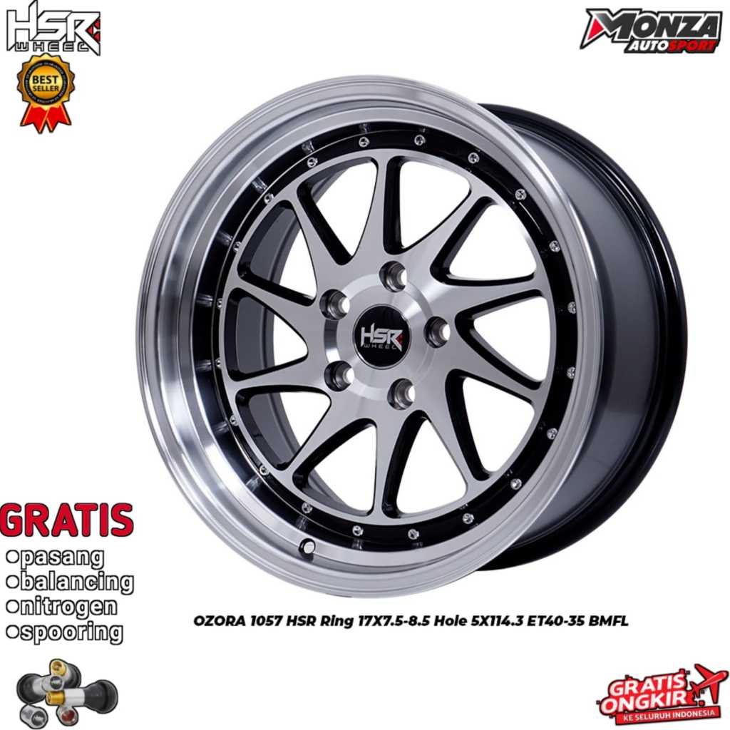Velg racing mobil R17 camry,civic fd,alphard,innova,juke,ertiga dll hsr ozora