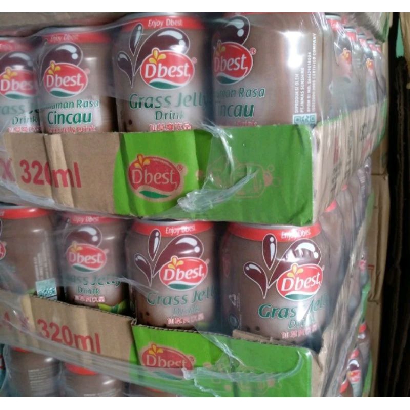 Dbest Minuman Cincau Kaleng 1 Dus / Grass Jelly