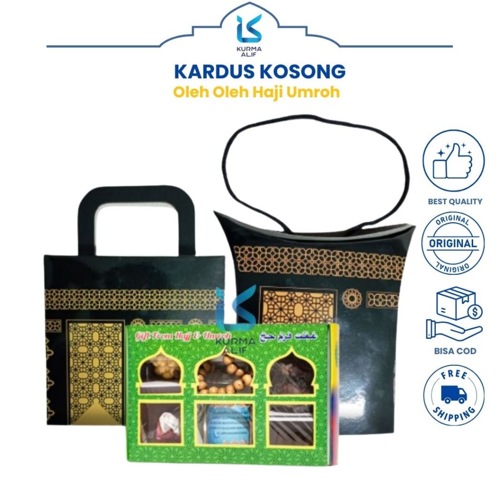 

Kardus Paket Oleh Oleh Haji Umroh Gift Premium Papper Bag Nuansa Mekkah