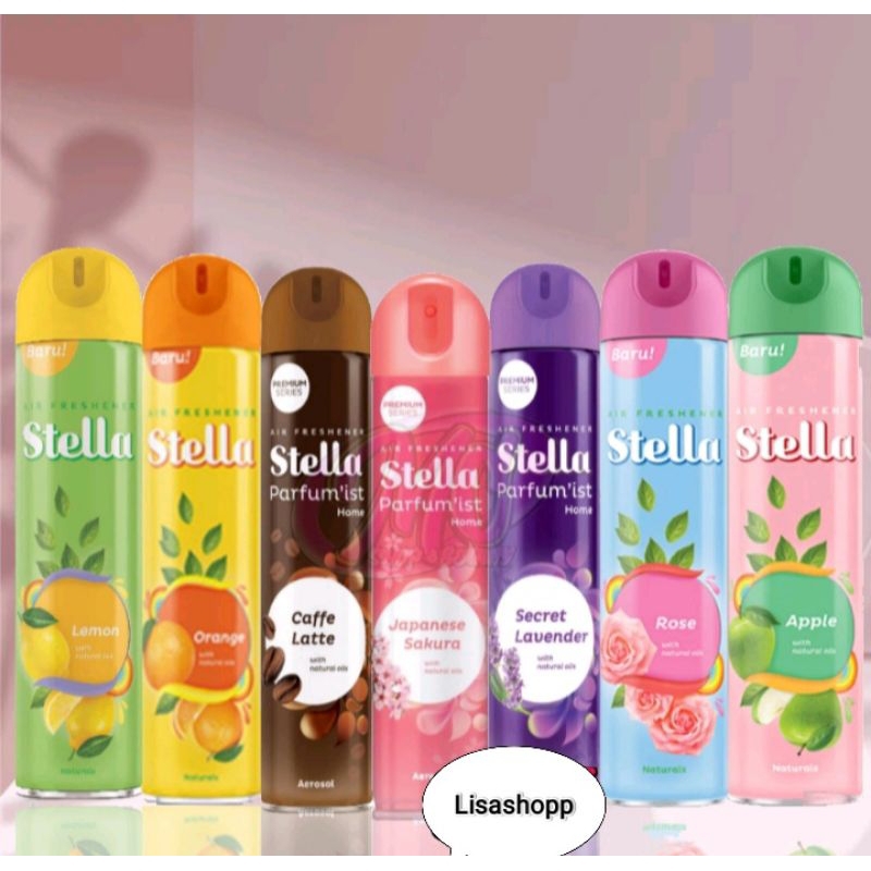 Stella Home Spray Pengharum Ruangan Semprot Apple Rose Orange 140Ml 200ML 400Ml