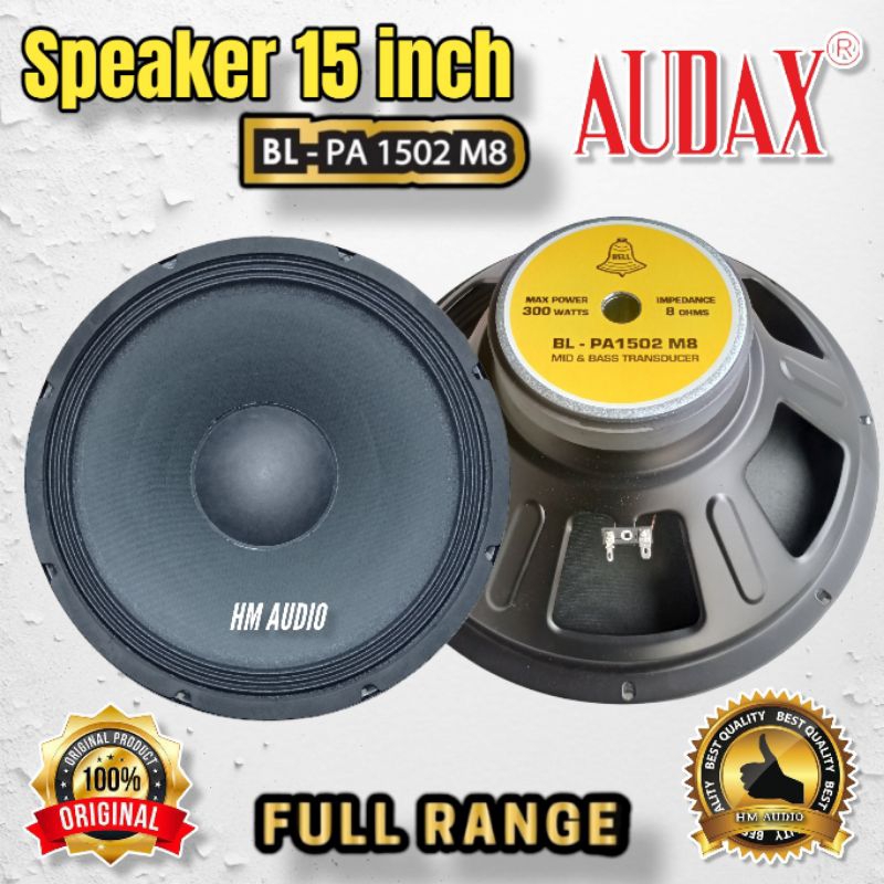 Speaker 15 inch Audax Bell BL-PA 1502 M8Mid & Bass Transducers