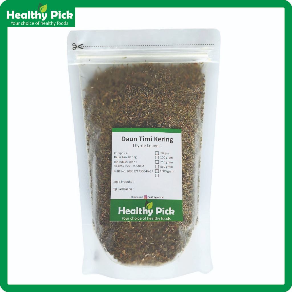 

Thyme Leaves / Daun Timi / Dried Thyme Leaves / Daun Timi Kering 250gr