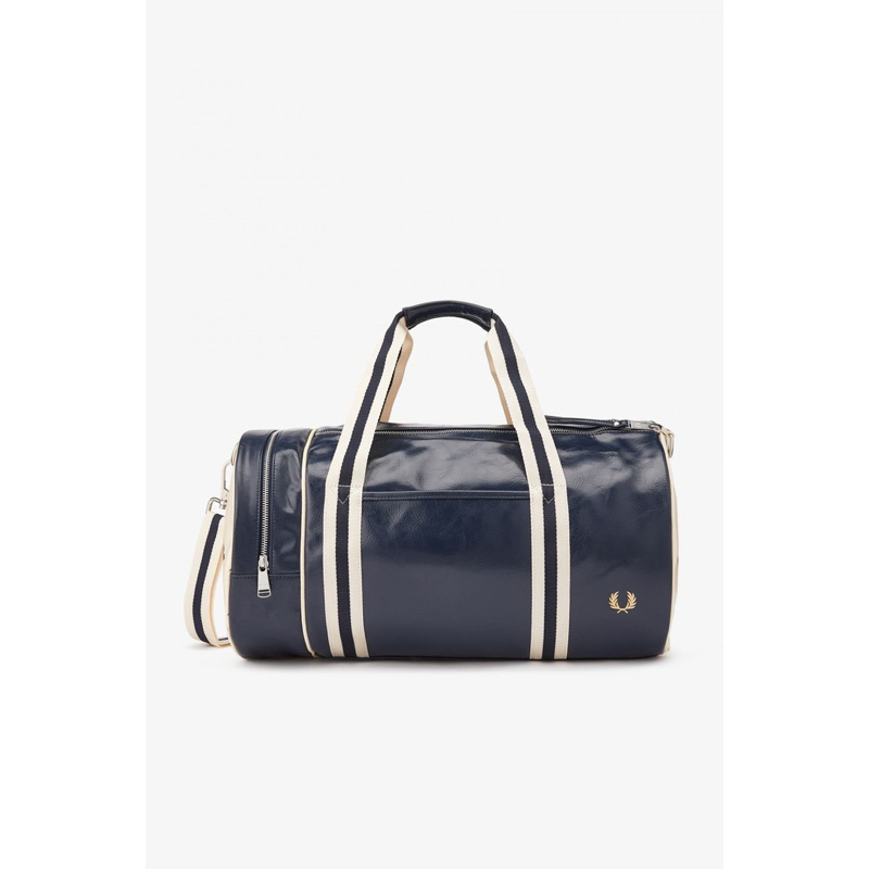 BARREL BAG FRED PERRY CLASSIC NAVY ORIGINAL AUTHENTIC